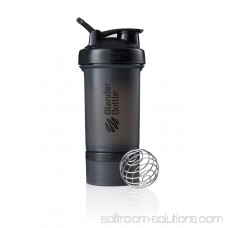 BlenderBottle 22oz ProStak Shaker with 2 Jars, a Wire Whisk BlenderBall and Carrying Loop FC Moss Green 567248156